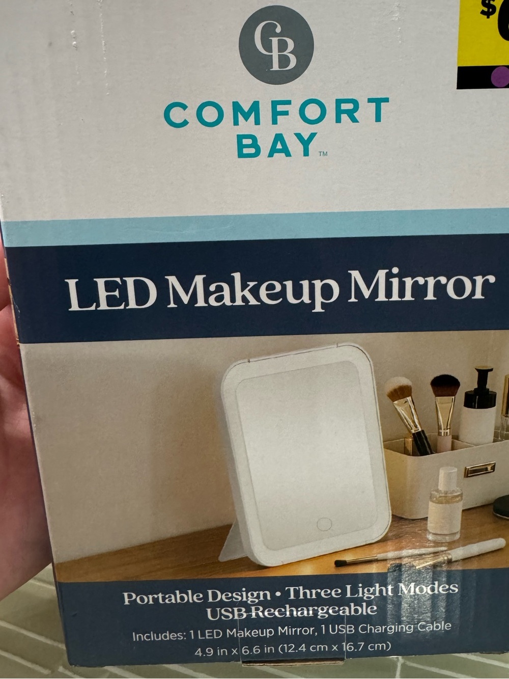 Comfort Bay LED Makeup Mirror - White